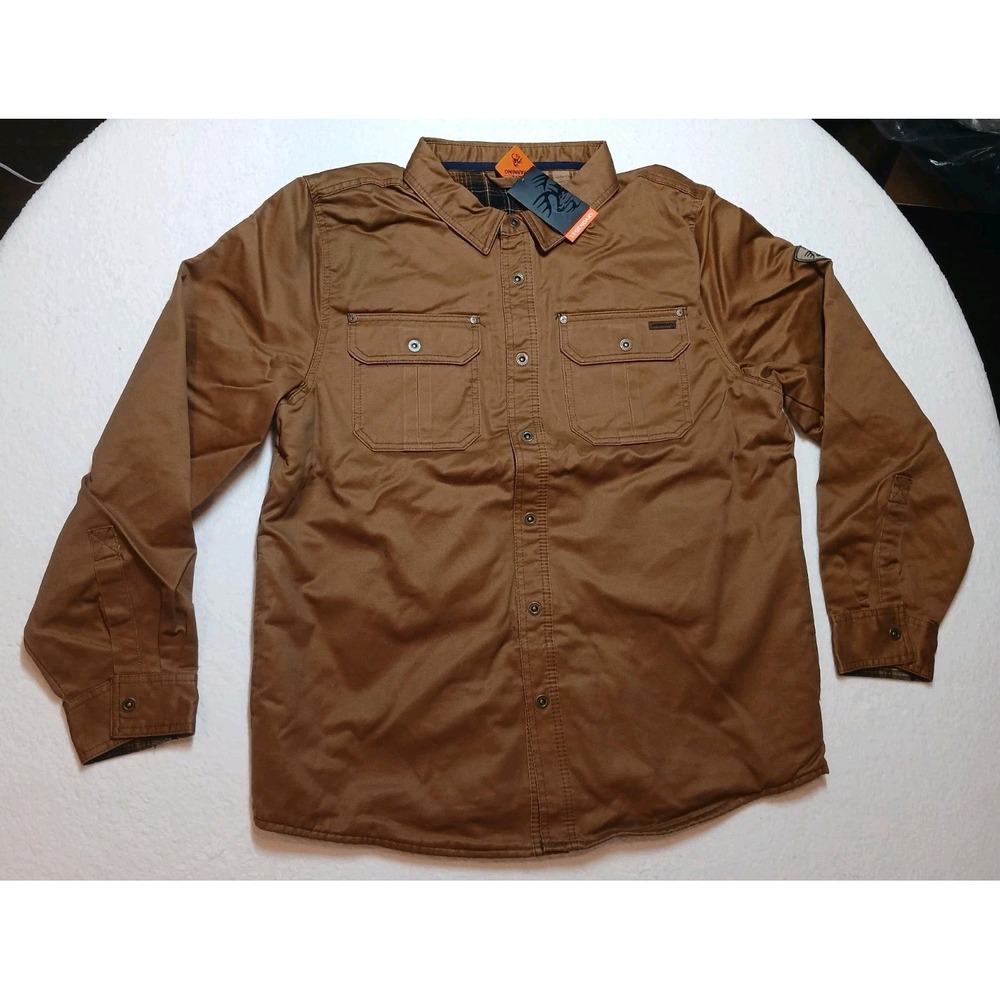 Men's Concealed Carry Journeyman Shirt Jacket Size Large Shacket‎ NEW
